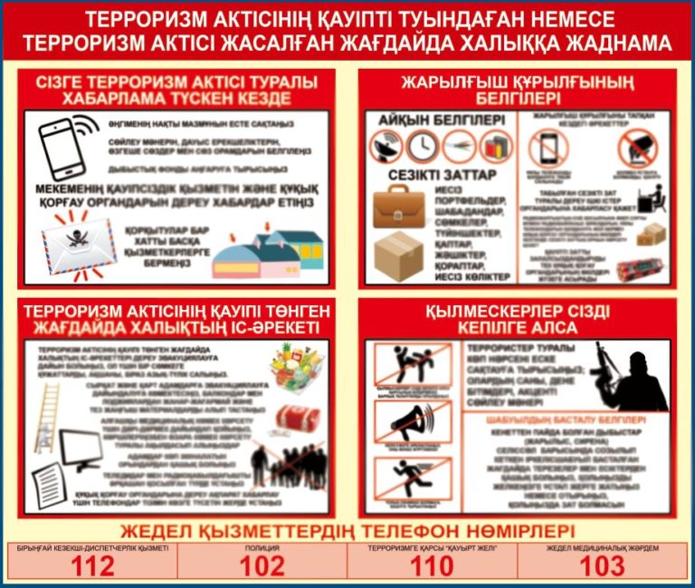 Діни экстремизм, терроризмді алдын алу шаралары.